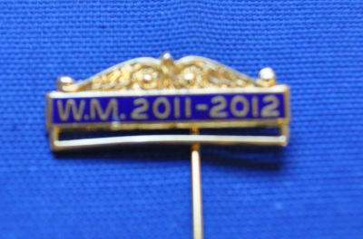 Breast Jewel Top Date Bar - WM 2011-2012 - Blue Enamel